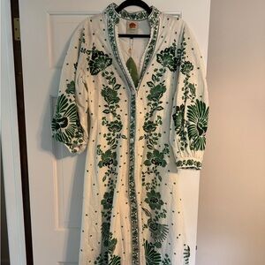 Beautiful Farm Rio Midi Dress Size Medium